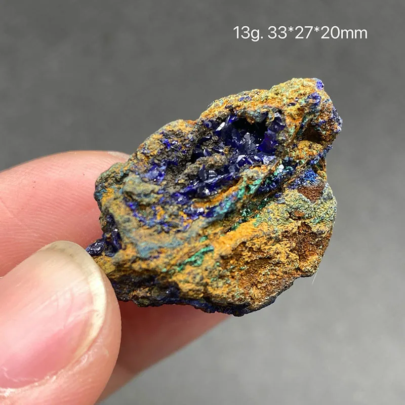 100% natural azurite and malachite symbiotic raw stone mineral specimen healing crystal gem collection