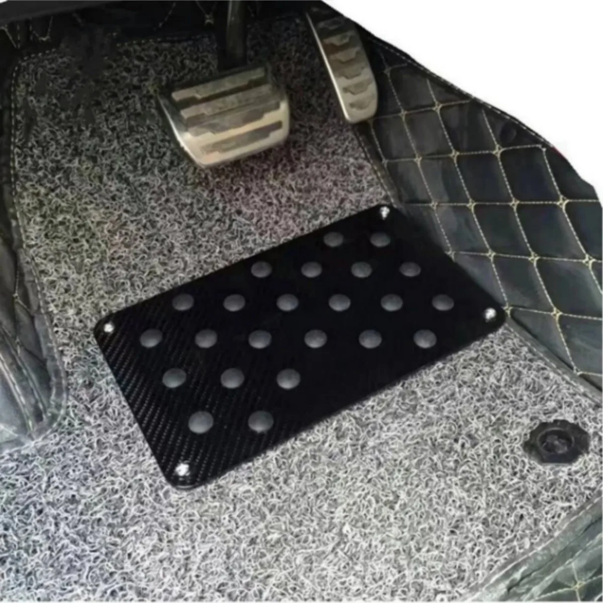 T-carbon carbon fiber car interior pedal anti-skid pedal mat interior accessories