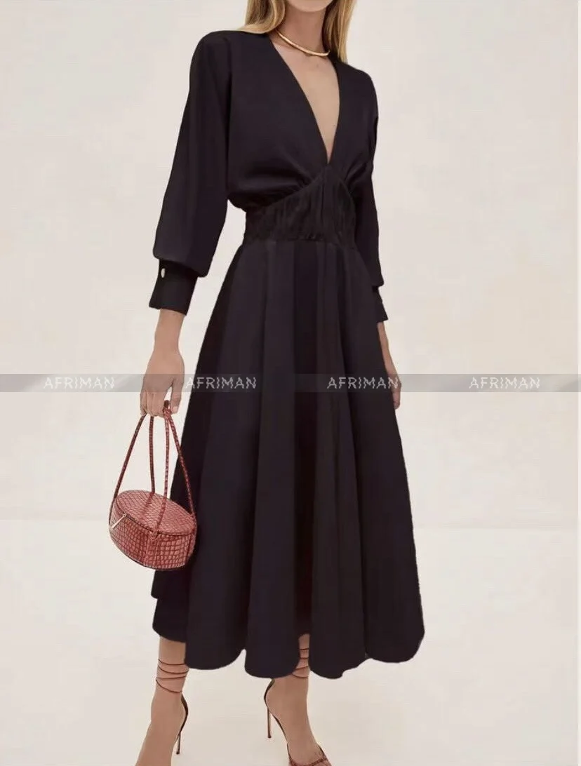 Isalinde | Comfortable V-neck Dress