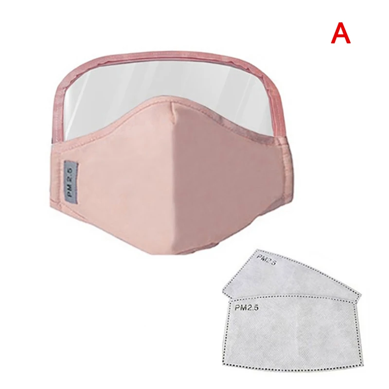 

Dustproof Outdoor Face Protective Cover with Eyes Shield and 2 Filters Set comfortable breathable Cotton Dustproof
