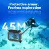 TELESIN 45M Action Camera Waterproof Case For DJI Action 3 4 Underwater Diving Housing Cover For DJI OSMO Action 3 4 Accessories 3
