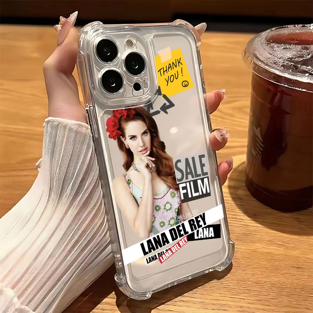 Lana Del Rey Anti-Fall Clear Phone Case