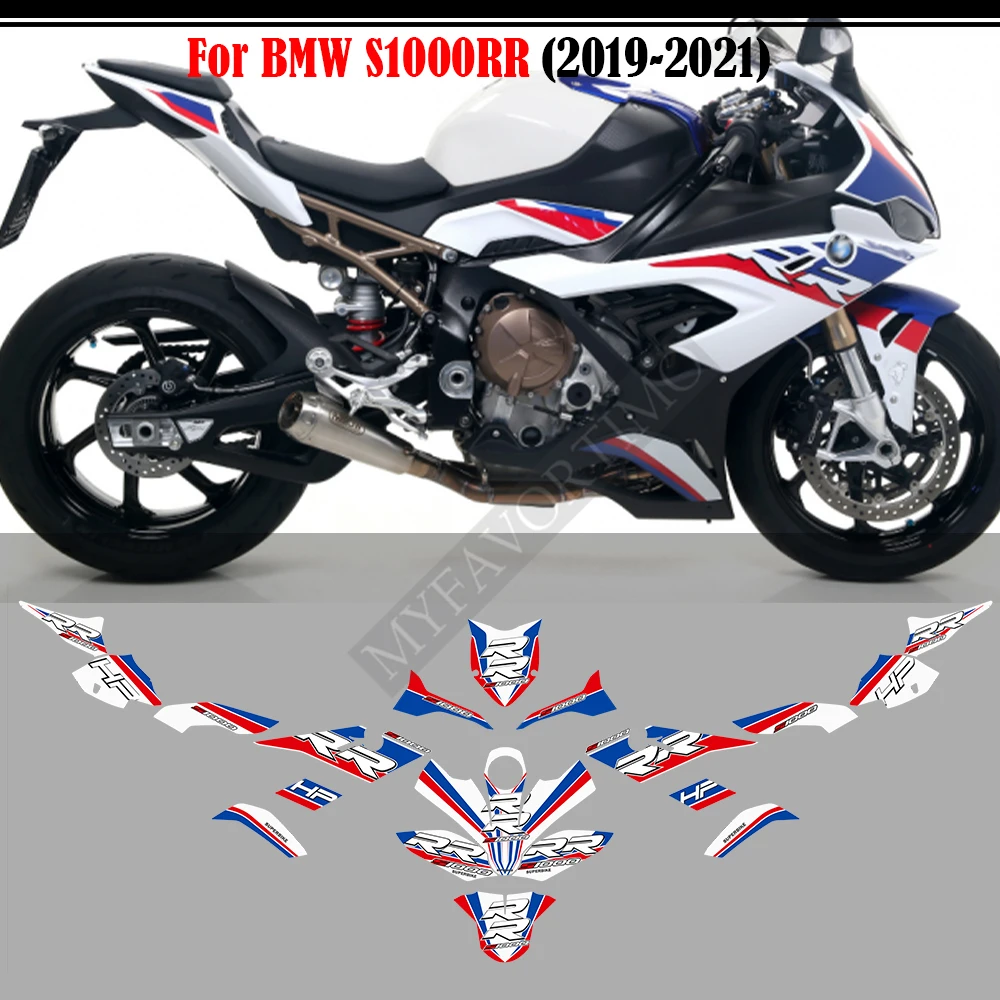 Motorcycle Stickers Protector Fairing Tank Pad Knee Windscreen Windshield For BMW S1000RR S 1000 S1000 RR HP HP4 2019 2020 2021