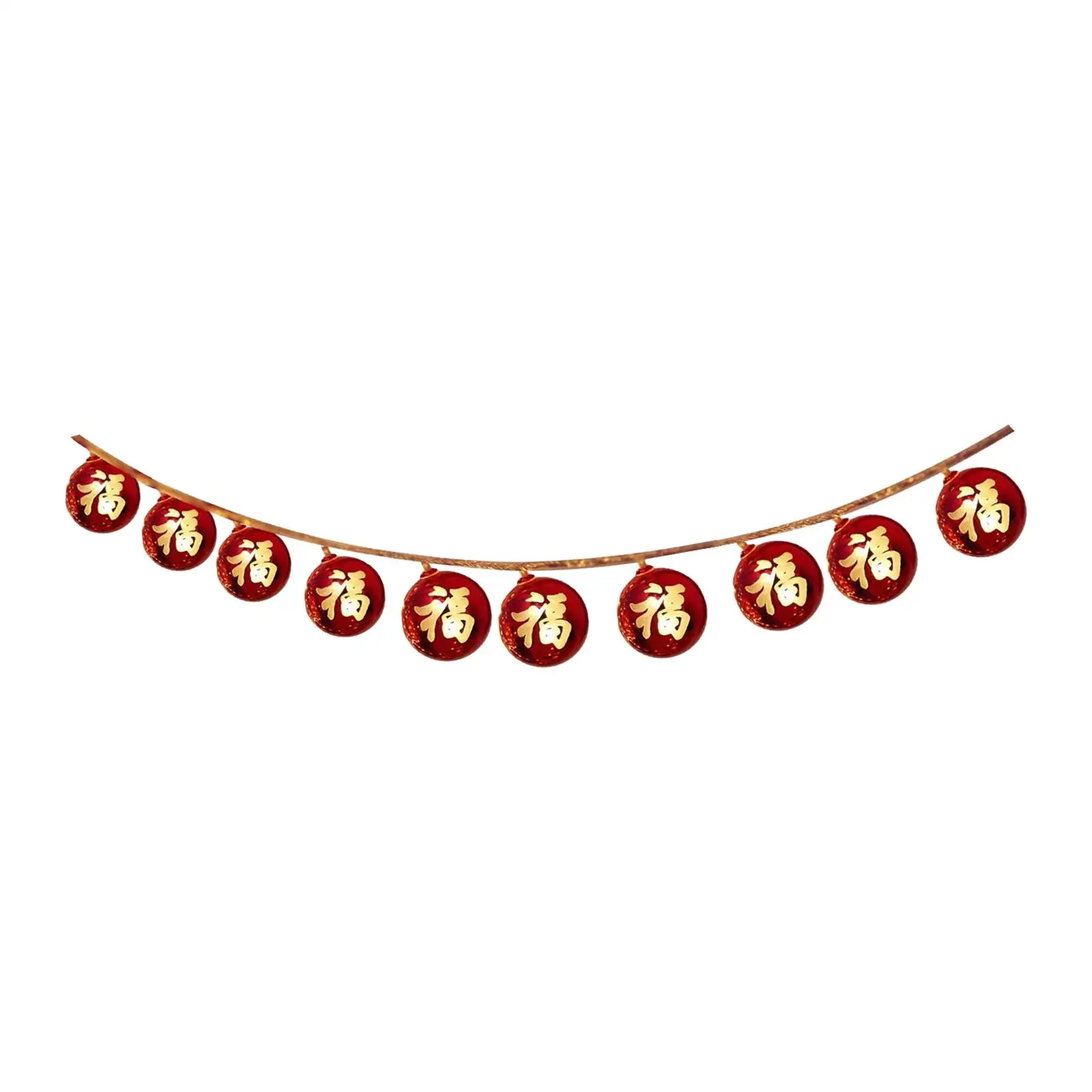 

Spring Festival String Light Fu Character 2M 2024 Chinese New Year Decorations for Patio Celebration Holiday Wedding Living Room
