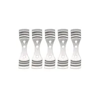 5pcs DIY Light Metal Candle Wicks Holder Centering Device Tabs Candle Making Candle Mold Candle Wick Trimmer 2