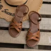Chic Spring Essential: Women's Lightweight Flat Sandals with Easy-Fit Elastic Band, Perfect for All-Day Comfort and Style 2
