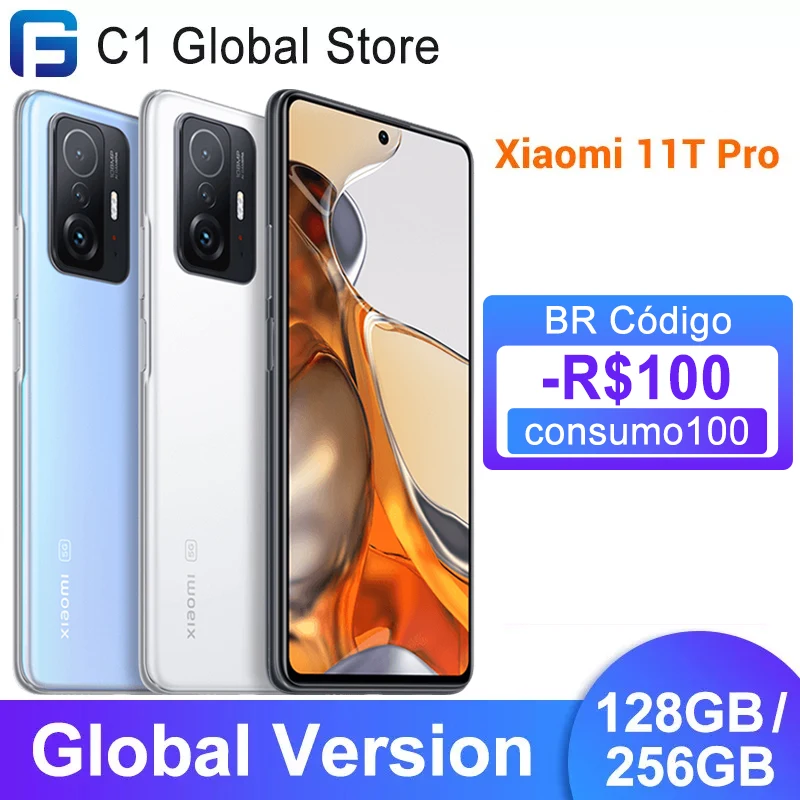 In Stock Global Version Xiaomi 11T Pro NFC Snapdragon 888 Octa Core 108MP Camera 120Hz Smartphone 11 T pro 120W HyperCharge | Мобильные