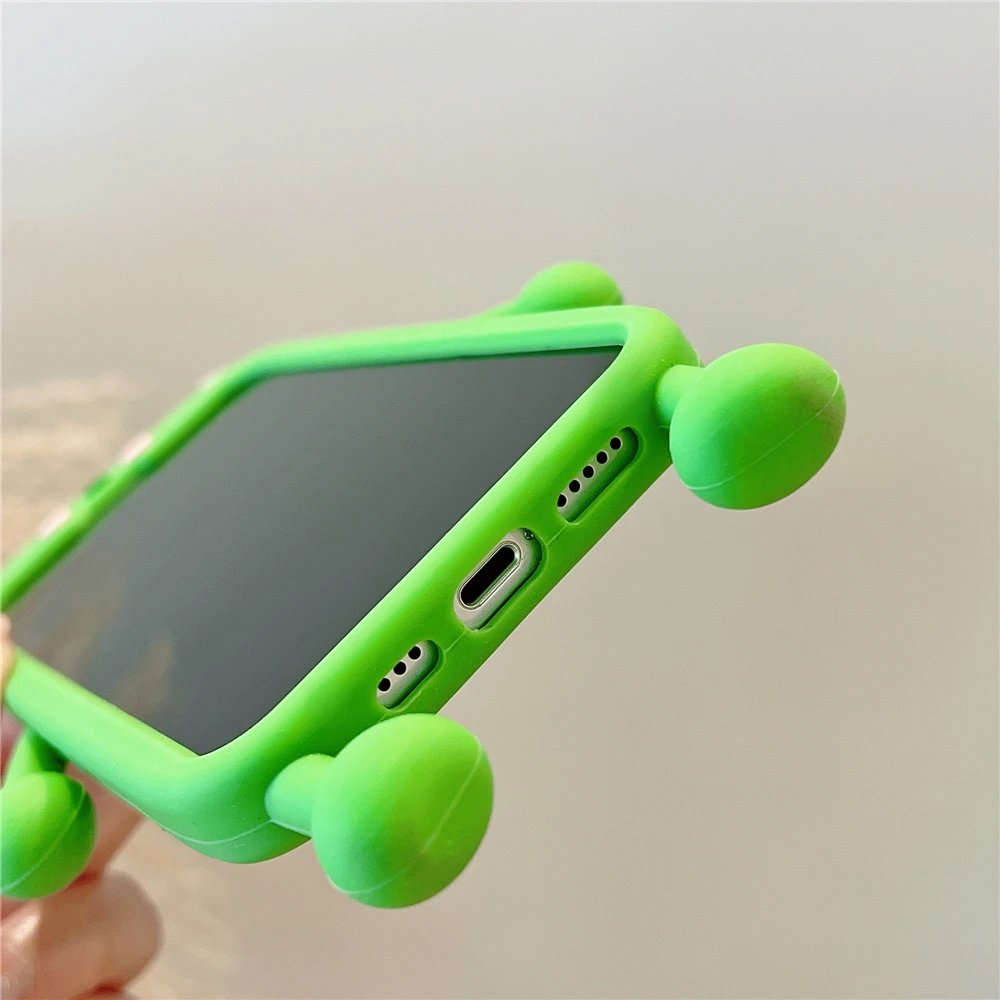 Silicone Phone Back Cover Bumper, Frog Phone Case Silicone