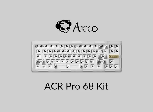 Akko-acr pro 68カスタムキーボードキット,RGBバックライト付き 