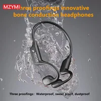 MZYMI Neckband Bluetooth 5.4 Headphones A28 TWS Wireless Earphones Bone Conduction Sports Waterproof Headset ENC Noise Reduction 5
