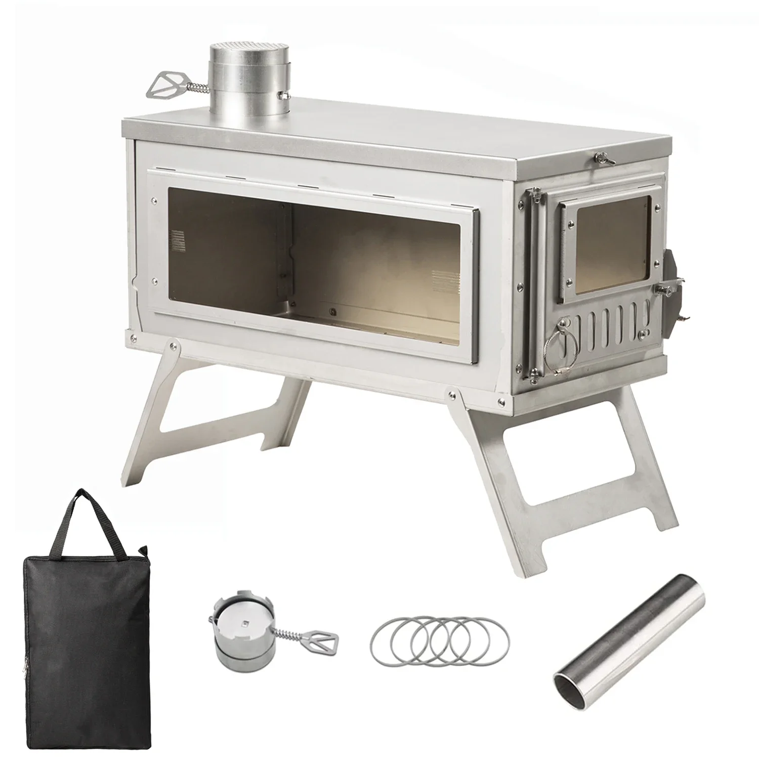 Wood Burning Tent Heater Stove 2