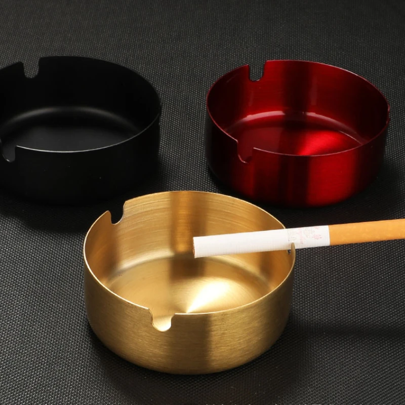 Stainless Steel Ashtray Creative Event Opening Gift Ashtray Bar Hotel Metal Commercial Color Outdoor Pocket silicone ashtray,air purifier ashtray,wood ashtray,cigarettes ashtray,portable ashtray,stainless steel ashtray,metal ashtray,ceramic ashtray