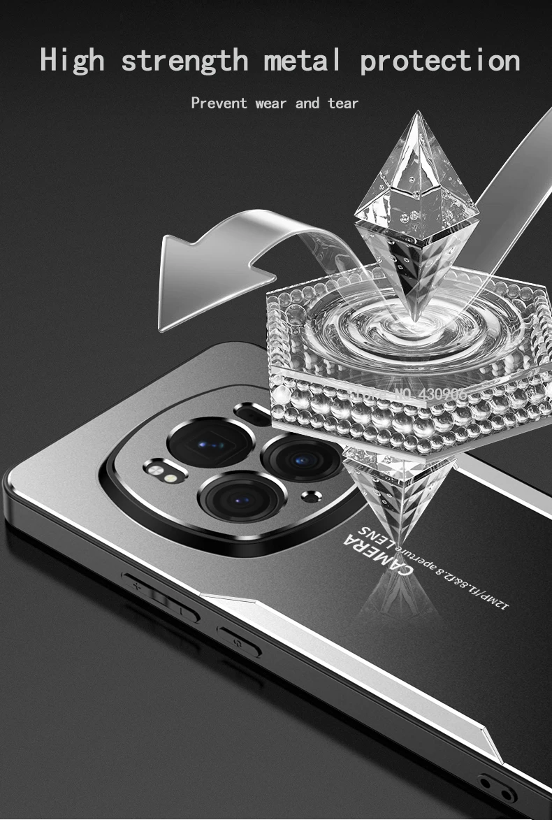 Für Honor Magic 6 Pro Fall Metall Aluminium Schutz Objektiv Frost Abdeckung Für Honor Magic 6 Pro Verhindern Fingerabdrücke – Detail 5