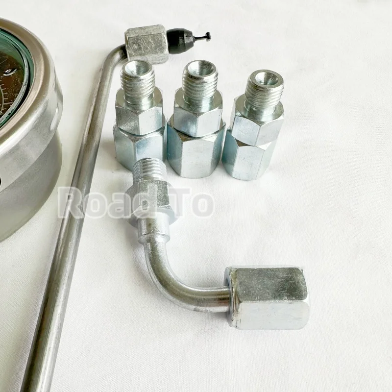 250Mpa Diesel common rail pump plunger pressure test gauge 2500bar pressure meter tool set