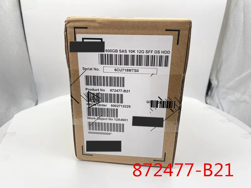 

600 гб SAS 10K SFF SC DS HDD 872477-B21 872736-001 обеспечивают новую оригинальную коробку. Обещал отправить в течение 24 часов
