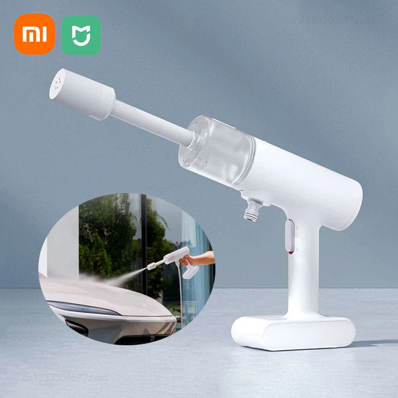 NEW Xiaomi Electric Car Washer Gun 2.4MPA High Pressure Cleaner Foam Nozzle Auto Cleaning Care