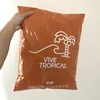 100pcs Waterproof Custom Printed Orange Mailer Mailing Express Self Seal Plastic Packaging Bags 6