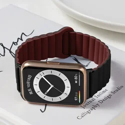 Silicone Sport Replacement Wristband with Magnetic Clasp for 22mm watch band (17.Black and red)