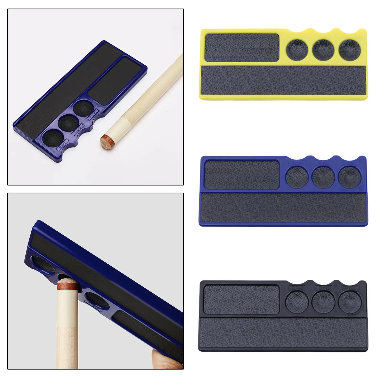 Pool Cue Tip Repair Tool Snooker Supplies Portable Pool Cue Accessories for Game Cleaning Shaping Cue Tips Polishing Replacement