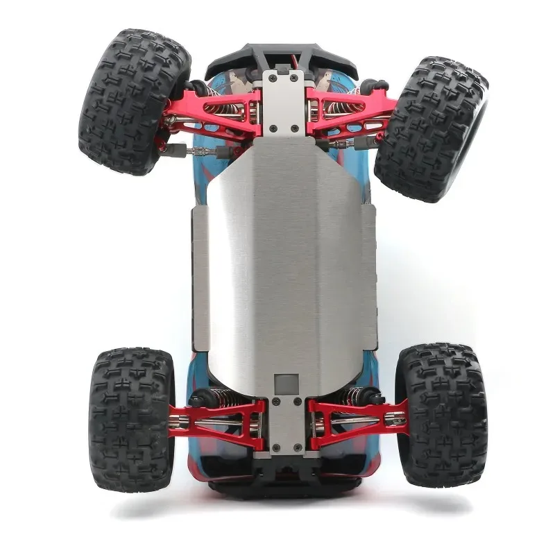 Stainless Steel Skid Plate Chassis Armor for MJX Hyper Go 1/16 RC Cars – detail image 1