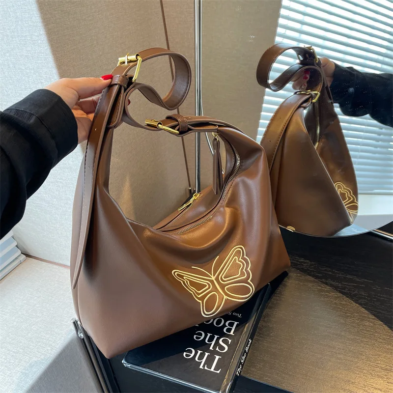 CGCBAG 2023 modna damska torba na ramię wysokiej jakości miękka skórzana torebka damska na co dzień Lage pojemność luksusowe torebki