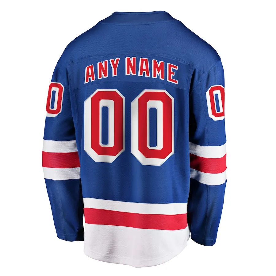 Stitched New York Hockey Jersey Men Women Youth Ice Hockey Uniform