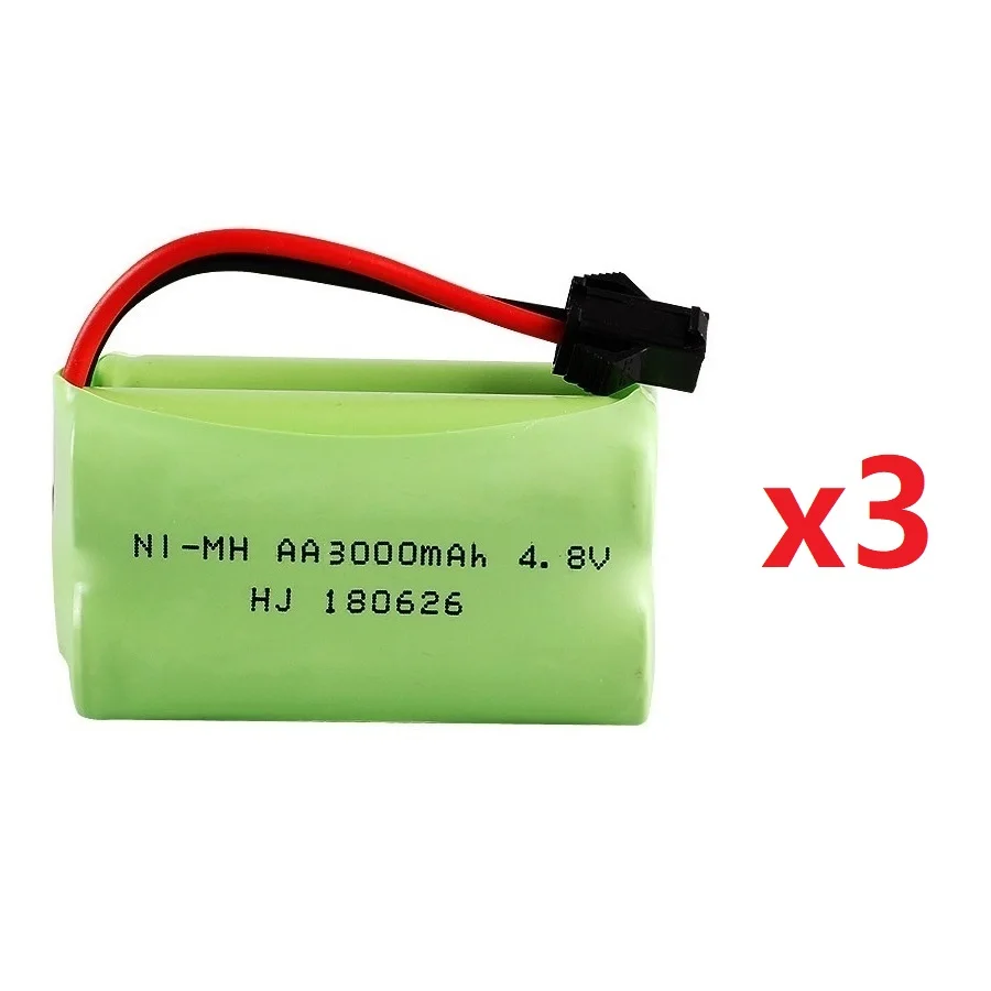 Lot de 3 à 10 Batteries RC LiPo 7.4V 5200mAh pour Voiture Camion