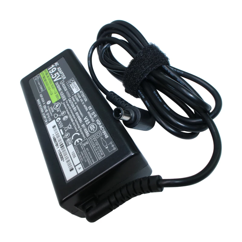 19.5V 3.3A 65W Laptop Ac Power Adapter Notebook Charge for Sony VAIO VGP-AC19V43/VGP-AC19V44 VGP-AC19V48 VGP-AC19V49 VGP-AC19V63