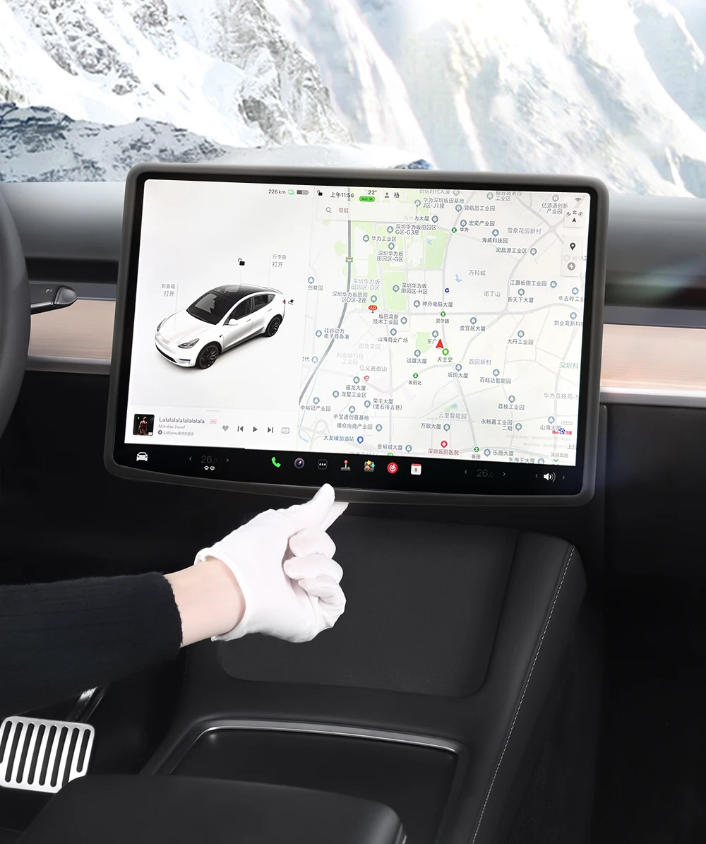 For Tesla Model 3 Y Highland Juniper 2025 Silicone Protective Trim Internal rear