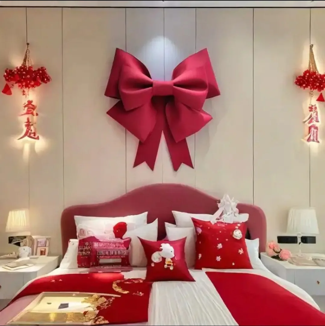 Big Giant Bow Christmas Tree Decorations DIY Material Shop Birthday Party Wedding Display Front Door Home Decor Unfinished Kit christmas tree ornaments ribbon bow decoration christmas bow ornaments