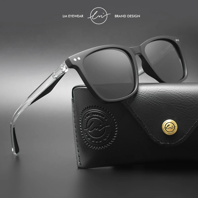 LM Platz Polarisierte Sonnenbrille Frau Mode Reise Gläser Mann Anti Glare Fahren UV400 Brille Trendy Unisex zonnebril dames
