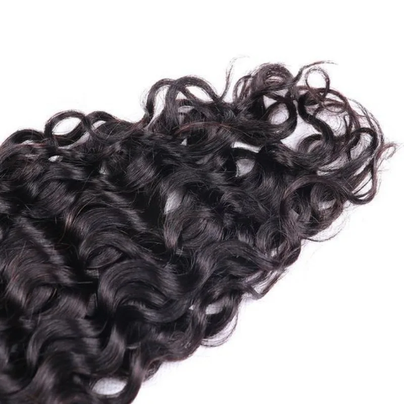 4x4 Lace Closure Human Hair Transparent Swiss Lace 150% Density Brazilian Virgin Hair