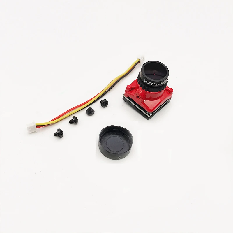 S613789417ce54e5199a46147122638249 NEW Cmos 1/1.8 1800TVL Mini FPV Camera 2.1mm Lens Power 5V-40V PAL/NTSC With OSD Internal Adjustable For RC FPV Racing Drone