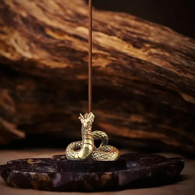 2025 Year Of The Snake Brass Figurines Decoration Chinese Tea Pet New Year Gift Desk Decoration Animal Souvenir 4