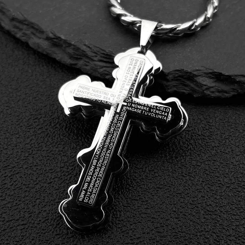 Double Cross Bible Pendant 1