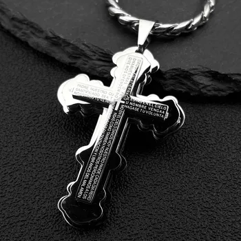 Double Cross Bible Pendant 1