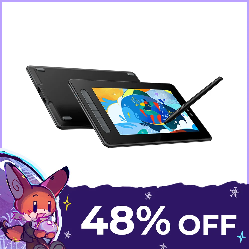 Xppen New Artist 10 2Nd Pen Graphic Tablet Monitor Drawing Tablet Display 127% Srgb 8192 Supporto Livello Windows Mac Android