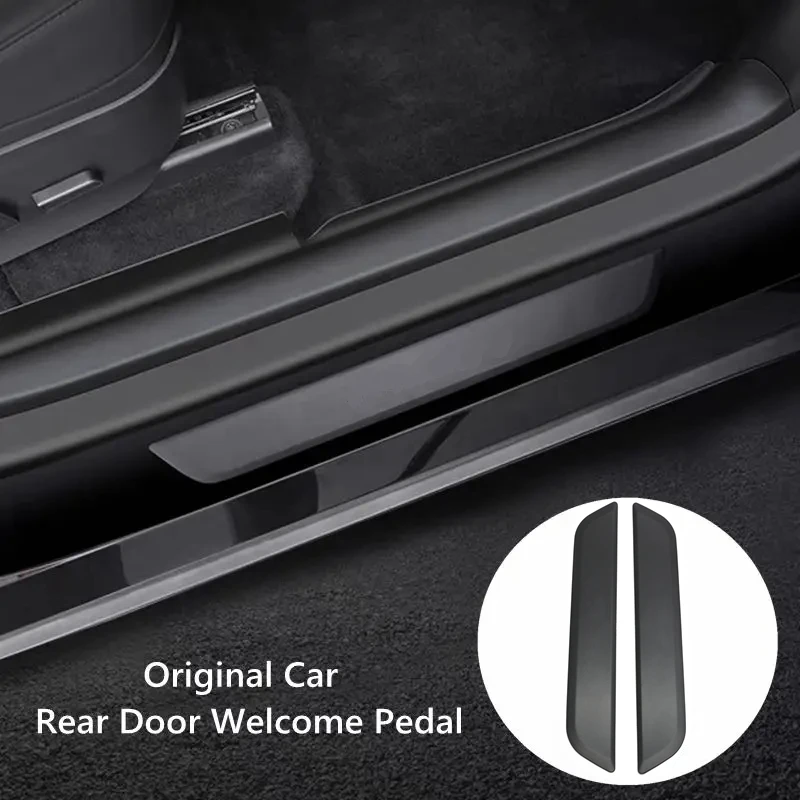 Car Rear Door Sill Protector Decoration Sticker For Tesla Model Y door sill sticker