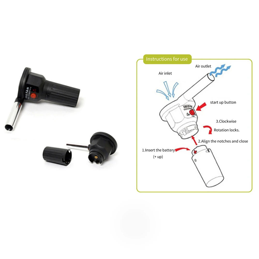 BBQ Fan Air Blower Handheld BBQ Grill Fire Bellows Grill Accessories Aluminum Alloy Kitchen Tool Picnic Camping Cooking bbq fan bbq air blower
