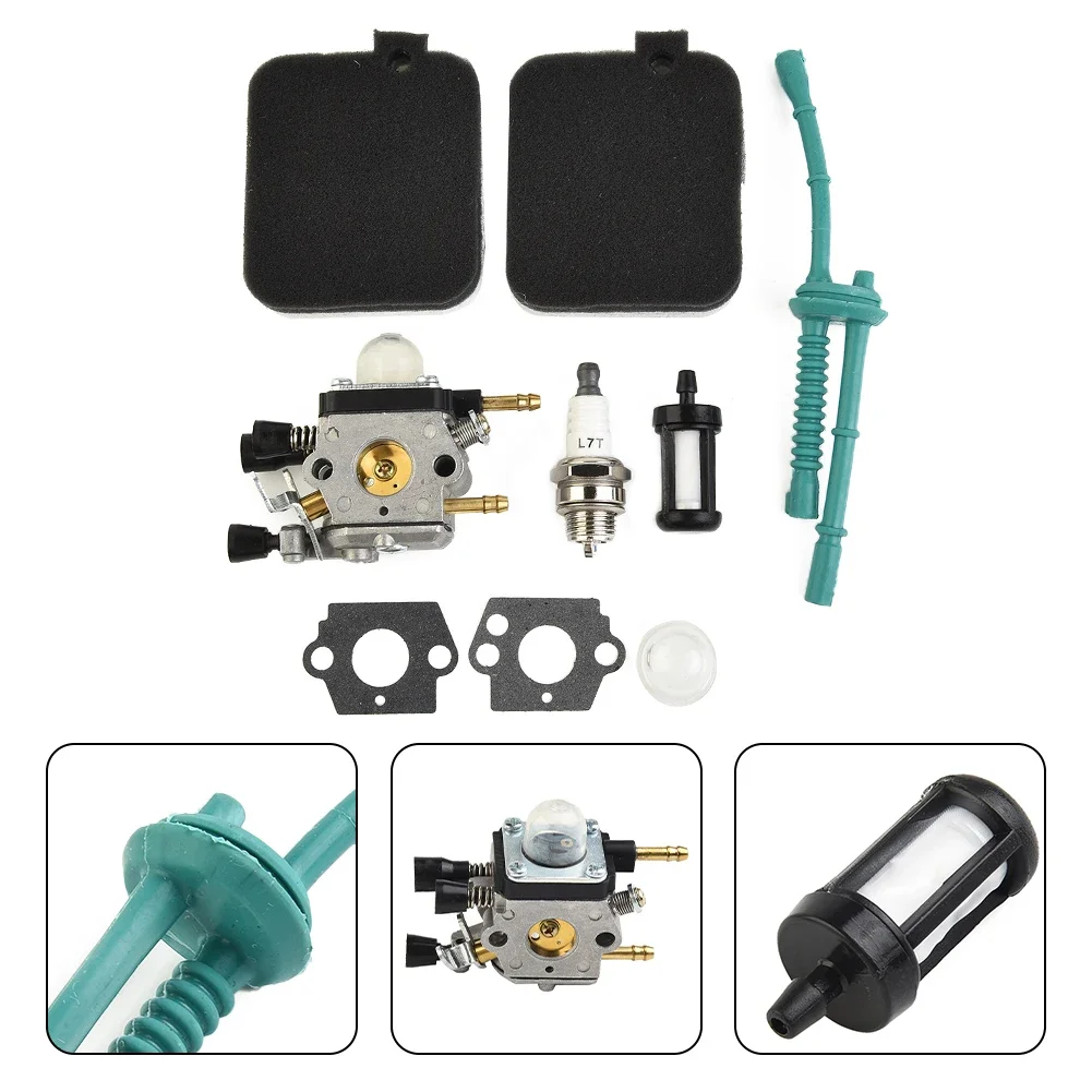 Carburateur Avec Filtre à Air Et Tuyau D'essence Pour Stihl BG45 BG46 Bg55 Bg65 Br45c Sh55 Sh85 Souffleur 4229 1200 606 Carb Zama C1q S68g 92188655 - Foto 4