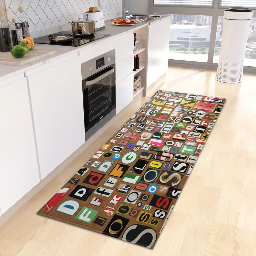 Hot Sale Oilproof Kitchen Mat Modern Cabinet Floor Mats Home