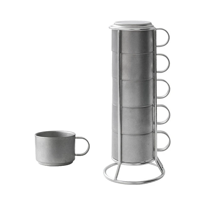 Double Walled Stainless Steel Thermal Mugs (Set of 2)