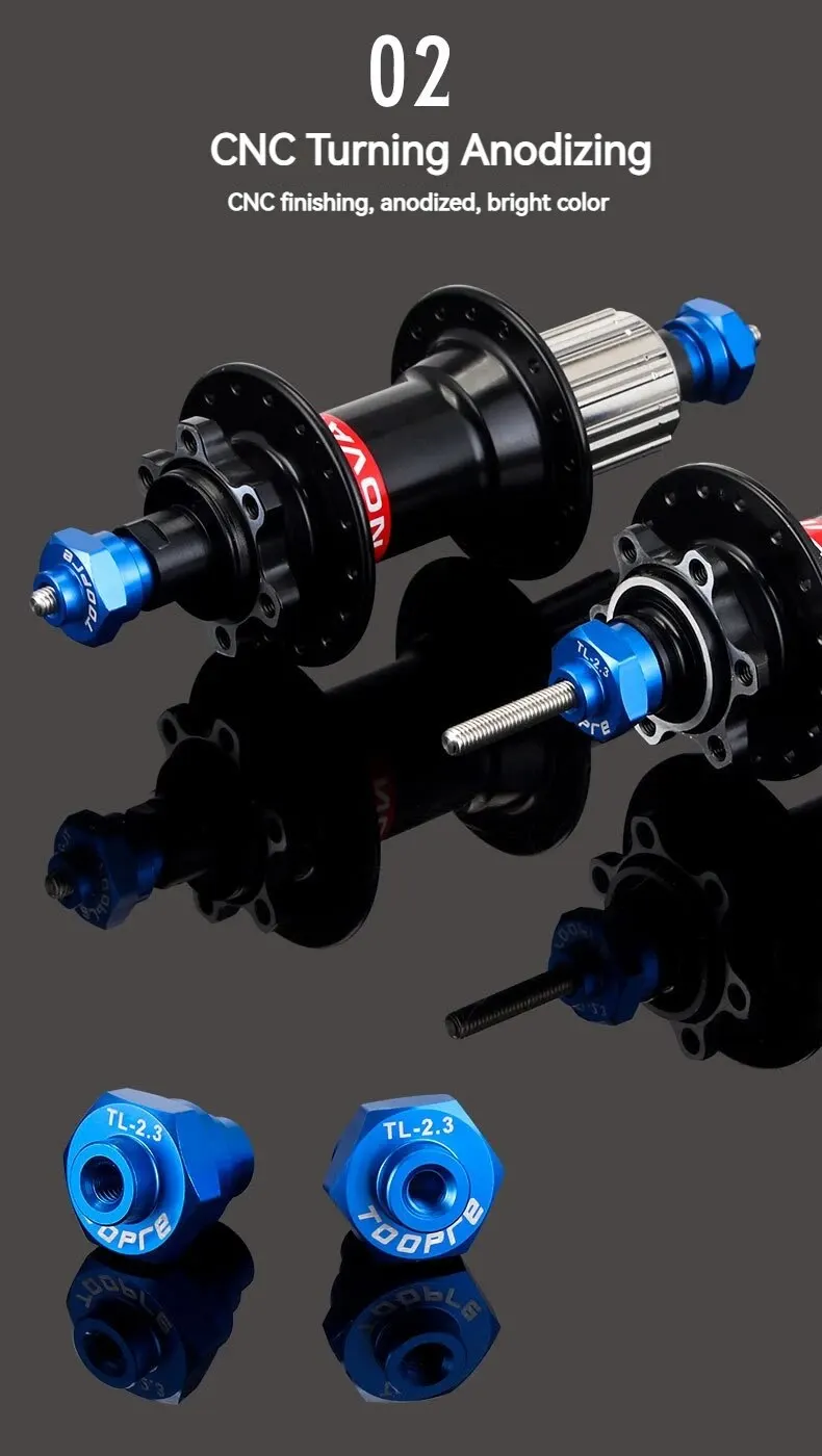 Description Picture 5 of itemAluminum Alloy Bike Barrel Shaft Hub Fixing Rod For 12/15/20mm Shaft Converter Wheel Set Hubs Bicycle Repair Tools