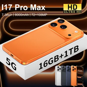 2026 NEW HOT Silicone Case For i17 Pro Max 7.3 Inch High Quality Lite Moblie Phones Case Accessories Smartphone Shockproof Cover