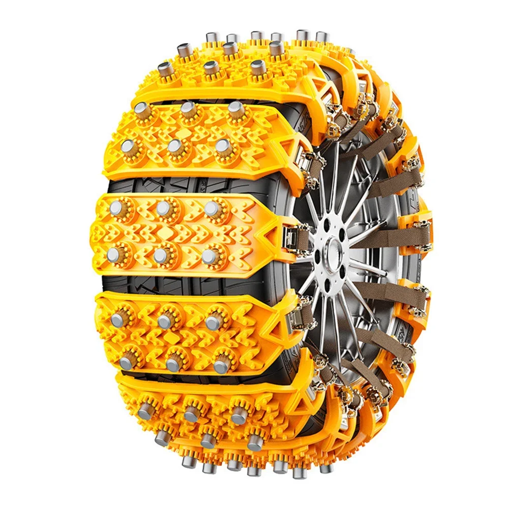 Ample Supply Car Winter Anti Slip Car Tire Wheels Chains Winter Tire Durability Icy Roads Quenched Steel Nails