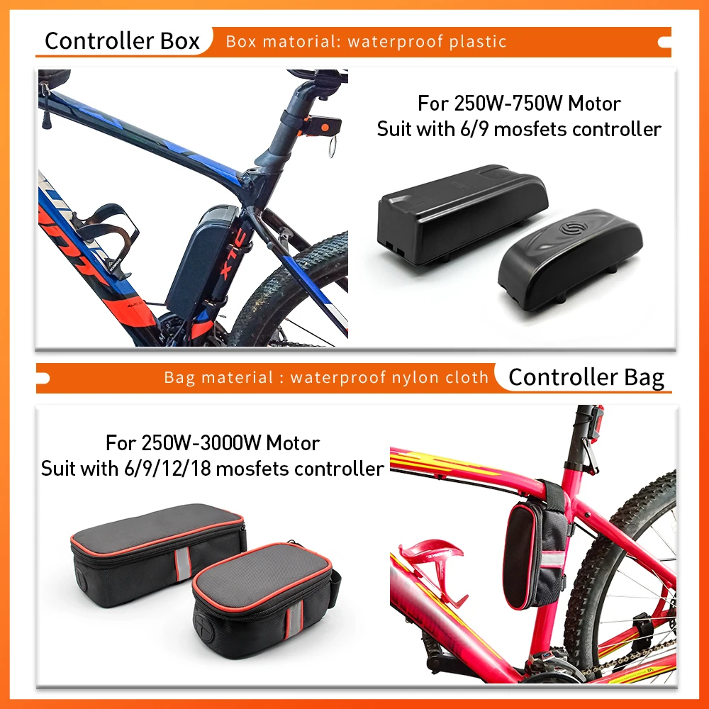 Borsa Per Batteria Da Bicicletta ZONADAH – 27x9,5x7 Cm, In Poliestere Impermeabile, Con Cinghie Regolabili, Per E-Bike E Scooter - 3