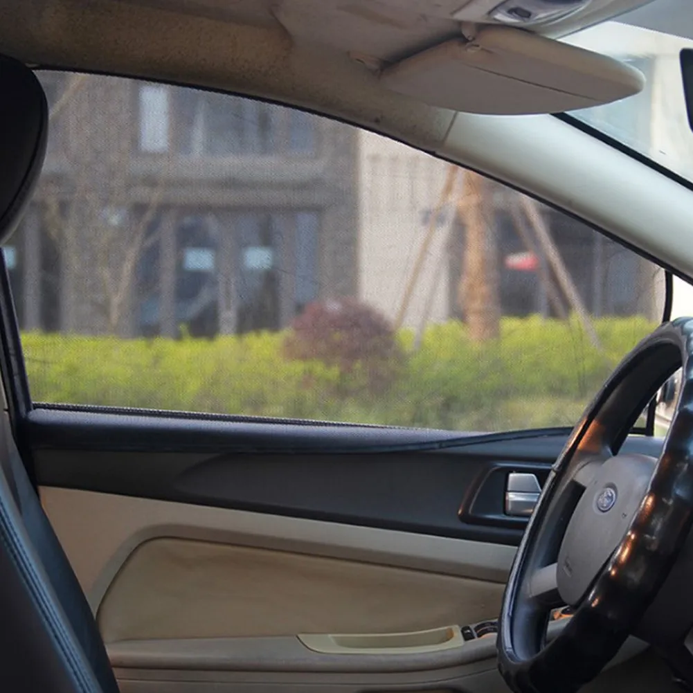 

Car Front&Rear Side Window Sun Visor Shade Mesh Cover Window Film Mesh Sun Visor UV Protector Sunshade Curtain