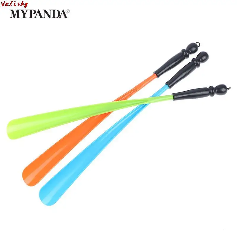 

Рожок для обуви пластиковый, удлиненный, с длинной ручкой