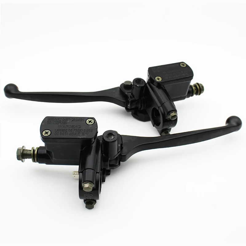 Motorcycle Hydraulic Brake And Clutch Lever Pump Front Master Cylinder For Dirt Pit Bike ATV Quad Moped Go Kart Parts