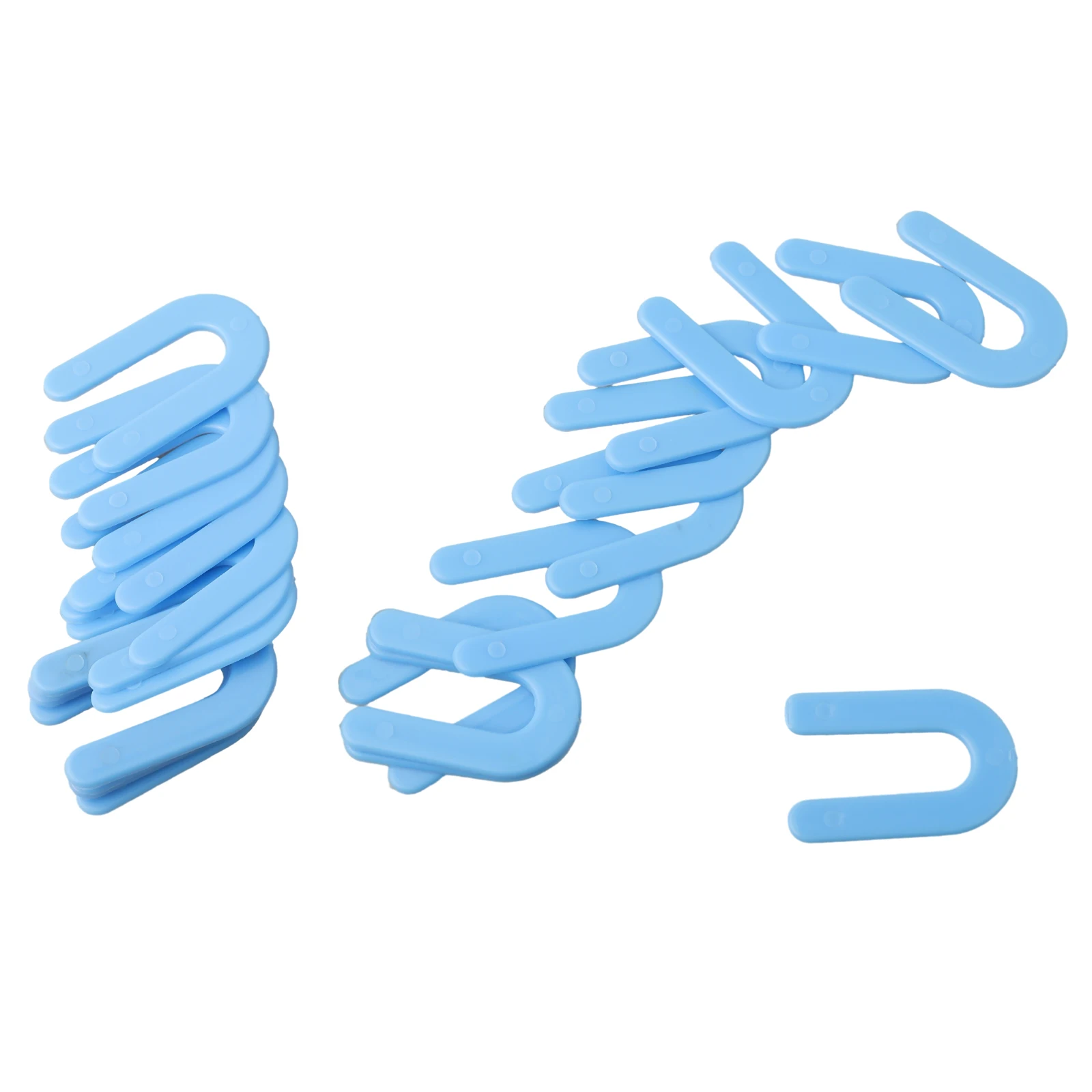200pcs Horseshoe Shims Tile Spacers U-shaped Horseshoe Horseshoe Shims Level PP Positioning Shims Spacers Tile